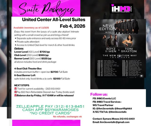 United Center suite package announcement