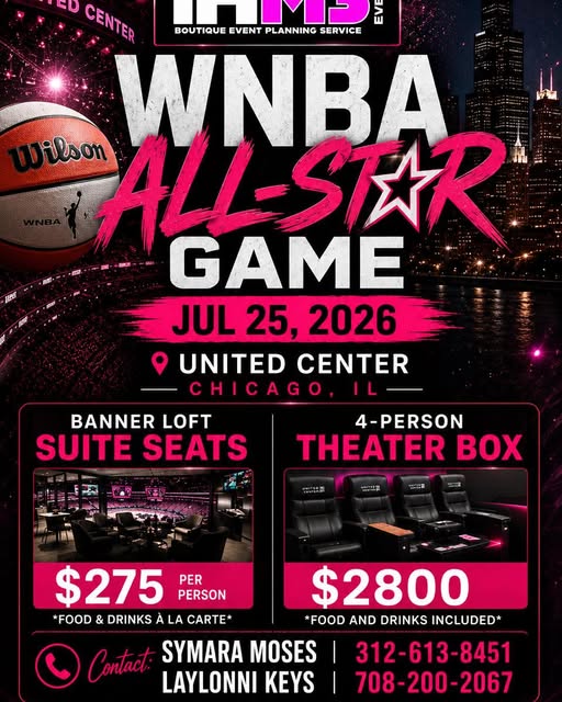 WNBA All-Star Game suite and theatre box announcement